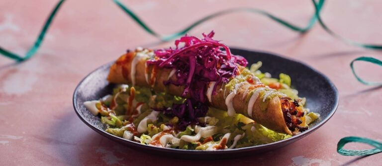 Turkey taquito a past festive Wahaca take on a mexican dish