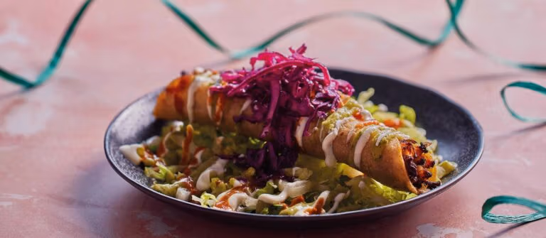 Turkey taquito a past festive Wahaca take on a mexican dish