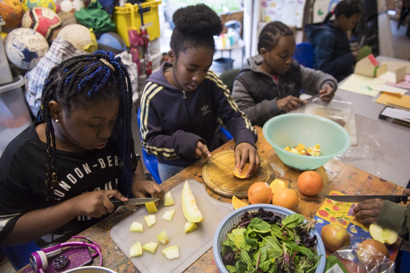 Children taking part in a workshop through a charity Wahaca supports