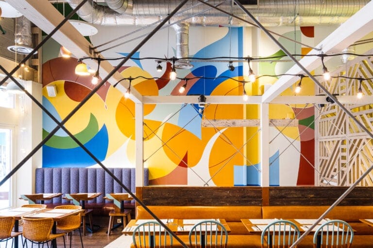 interior design of wahaca wimbledon