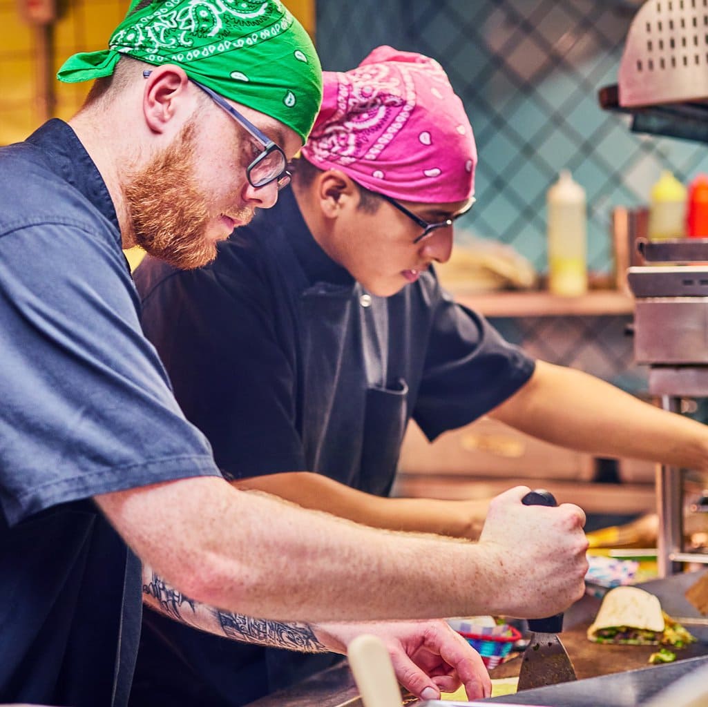 Two Wahaca chefs