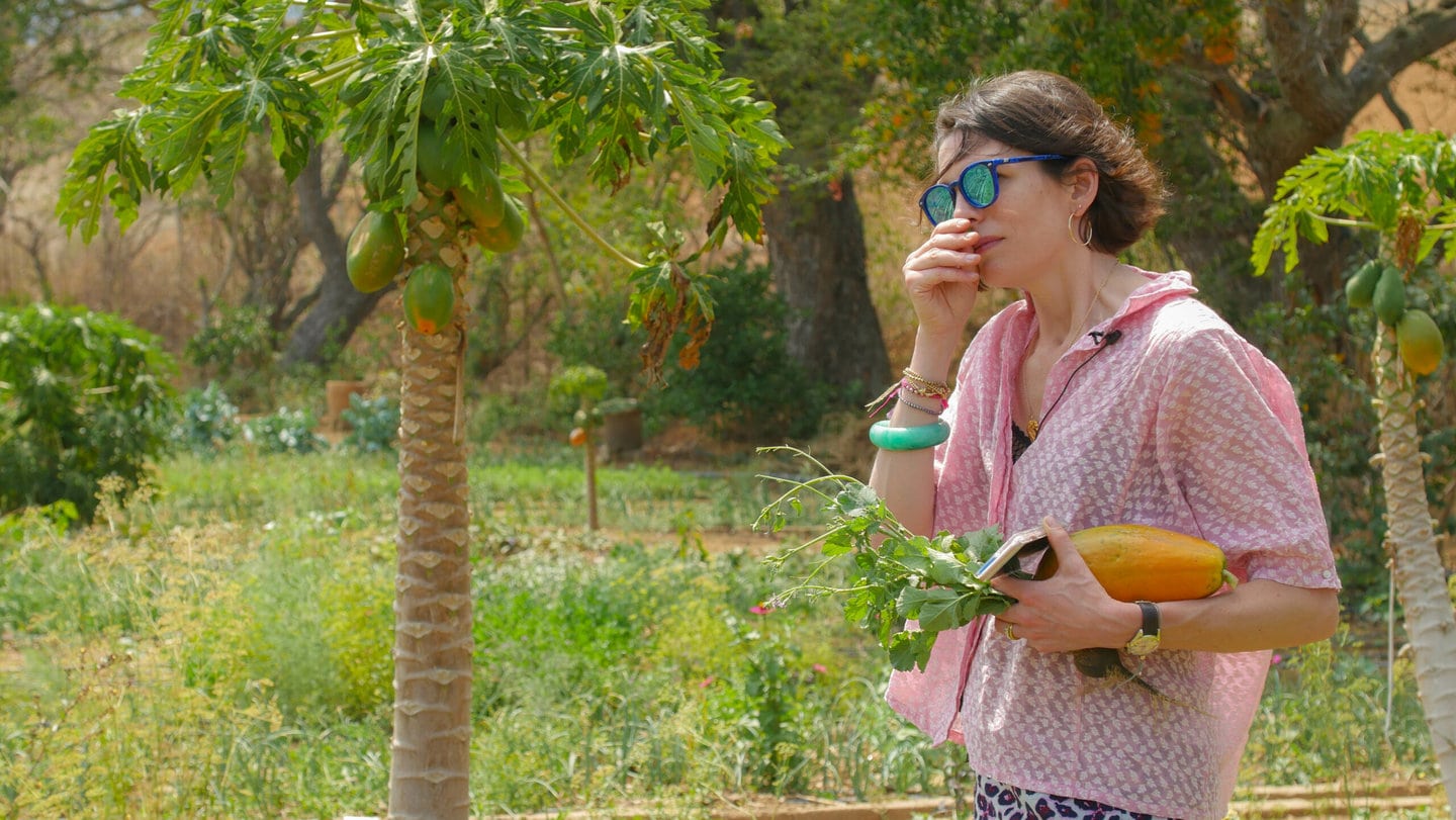 Thomasina Miers exploring fresh ingredients in Oaxaca Mexico