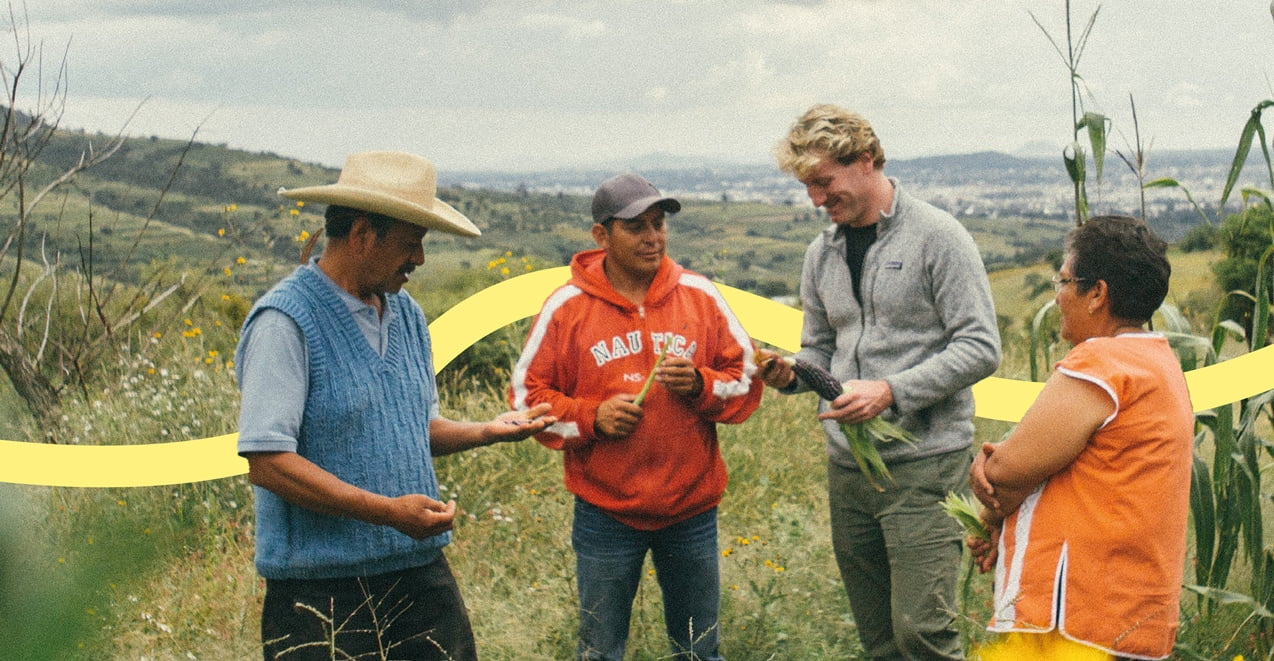 Our tortilla supplier meeting with corn producers in Mexico