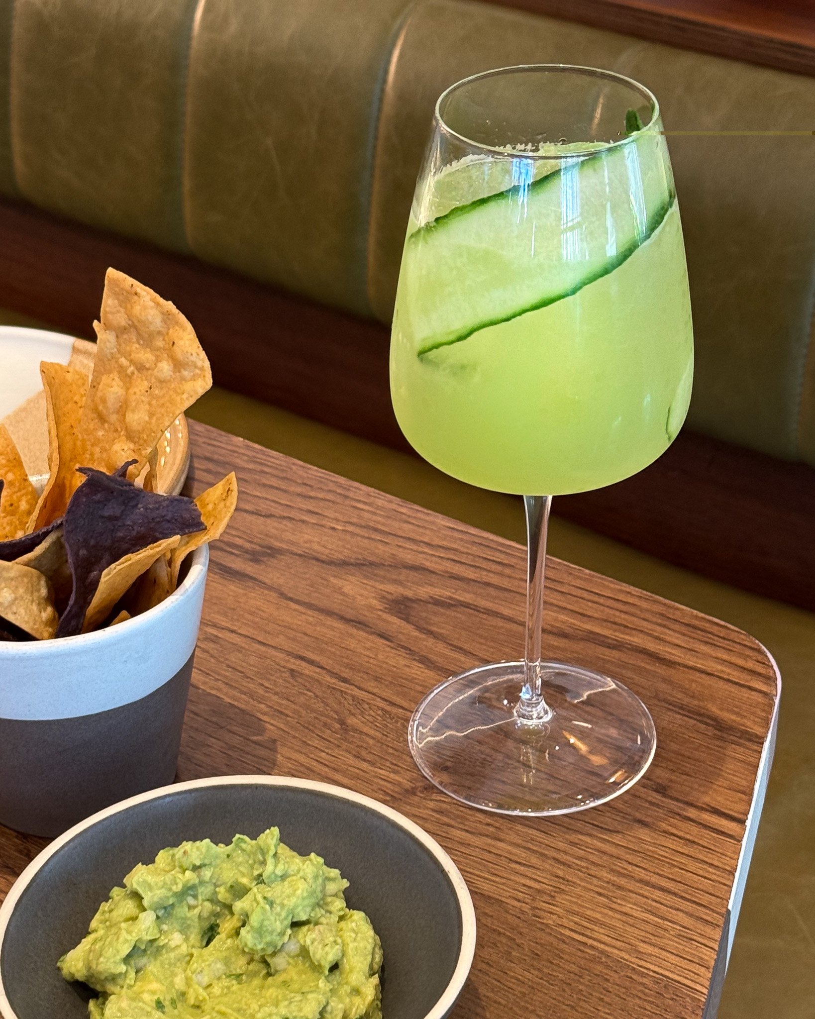 Jalapeño cucumber spritz